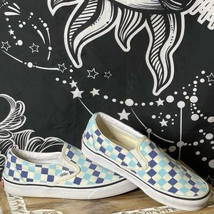 COPY - Blue topaz slip on VANS